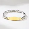 Bangle 2023 Moda e versão coreana Aço inoxidável Brand Curved Love Femme Bracelete adequado para joias masculinas