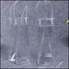 Ice skopor och kylare plastp￥se enkel flaska vin kylare pvc ￶l gel klara transparenta v￤skor med handtag dryck droppe ottzs