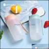 Waterflessen Worthbuy draagbare reisfles met st plastic sport voor kinderen drink sap melk lekvrij drinkware drop levering h oTR1D