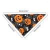 Hundbilstol täcker husdjursnackdekorationer Bib For Dogs Cats Collar Halloweens Party Costume Supply