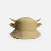 Brede rand hoeden dames emmer hoed winter warm 2023 vintage schattige melkkoe bedrukte zonnebrandcrème packable visser cap mooie studenten