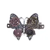 Klipsy do włosów Barrettes mody biżuterii damski vintage motyl barrette steampunk sprzęt do włosów klip do włosów pin dama upuszczenie ha dh4t3