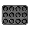 Bakningsverktyg Tungt kolstål Muffinbricka 12 Mini Cup Shaped Cake Pan Nonstick mögel