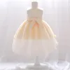 Meisje jurken zomer doop 1e verjaardag jurk voor baby japon prinses feestvestido baby bloemen 612 maanden meisje