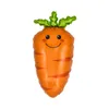 Dekoracja imprezowa owoce i balony warzywne pomidory brokułowe grzyb Wszystkiego najlepszego z okazji urodzin