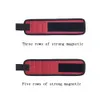 Tool Bag 5 Magnetic Wristband Pocket Tool Belt Pouch Bag ScrewsHolding Working Helper marker storage Wrist band magnet tool Wood DIY 230130