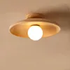 Ceiling Lights Solid Wood Corridor Lamp Modern Simple Cloakroom Porch Aisle Balcony Light Entrance Hall Indoor Lighting Fixture