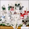 Kerstdecoraties 5 stks/Lot Tree Hangende Gnomes Ornamenten Zweeds handgemaakte Handgemaakte pluche Santa Home Decor Holiday PAB12035 Drop levering OT8EG