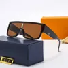 Gafas de sol para mujeres Fashion Fashion Gafas de diseñador Gafas Sun Gafas Sunshade Square Classic UV400 UV400 Mens Gafas de sol al aire libre Oculos con caja y estuche