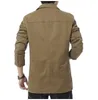 Abiti da uomo Blazer Blazer Uomo Primavera Autunno Casual Cotone Giacche di jeans Slim Fit Abito di lusso Cappotto Giacca militare militare Casaco Masculino Outwear 5XL 230130