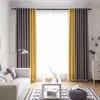 Curtain Luxury Blackout Curtains For Living Room Dining Bedroom Windows Home Door Decoration Linen Nordic Kitchen Shower Blind