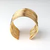 Bangle 1pc Etnic Gold Color Open Bracelets для женских мужчин Винтажный многослойный полый браслет ручной ювелирные изделия B5