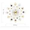 Wall Clocks Creative Decorative Clock Living Room Luxury Large Modern Design Watches Duvar Saati Office Decoration