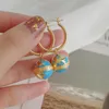 Dangle Boucles D'oreilles Lustre Minar Conception Unique Boule Ronde Terre Suspendue Pour Femmes Filles Or Couleur Crochet Déclaration Drop Party JewelryDangle