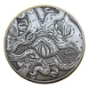 Hobo Coins USA Morgan Dollar Skull Zombie Skeletton Silver Plated Coins Crafts Metal Crafts Special Gifts #0141