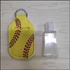 Party Favor 98 Styles Neoprene Hand Sanitizer Bottle Holder 30Ml Lipstick Holders Lip Er Handbag Keychain Pouch Chapstick Drop Deliv Otnah