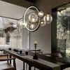 Żyrandole nowoczesne oświetlenie żyrandola LED do salonu jadalnia kuchnia światło akrylowe szklane oprawy kulkowe g9 żarówki g9