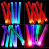 Decorazione del partito 100/150 pz Glow Stick Logo personalizzato applauso LED Light Up Schiuma per matrimonio Compleanno Concerto SuppliesParty