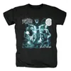 Camisetas masculinas Bloodhoof Belphegor Death Metal Black Cotton T-Shirt Tamanho Asiático
