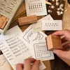 Stamps 6pakcsLOT Time travel series stamp DIY wooden rubber s stationery scrapbooking standard 230130