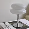 Table Lamps Macaron Glass Lamp Home Living Room Atmosphere Eye Protection Night Light Girl Bedroom Bedside Decor Desk