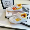 Buty dla dzieci projektant Low Casual Forums Treners Toddlers Baby Sport Sneakers Dzieci Niemowlęta Kid Bue Róż biała klamra brązowy jeansowy błękit