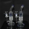 kleurrijke glazen bong recycler dab rig booreiland glas water pijp 10 inch fab ei onstuimige glas bubbler met 14mm kom