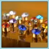 Charme 12Pairs / Set Colorf Cristal Zircon Boucles D'oreilles Pour Les Femmes Bijoux Strass Piercing Boucle D'oreille Usine Prix Drop Delivery Otd48