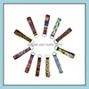 Party Favor Wristlet KeyChain Printed Key Chain Wristband Keychains Floral Neoprene Ring 11 Designs Wholesale YW3759L1 Drop Delivery DHQFW