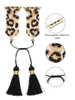 Bracelets de liaison go2boho 38/40 Connecteur Connecteur Band de luxe pour Apple Smart Watch Bohemia Jewelry Miyuki Beded Leopard Print