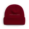 Beanie/Skull Caps Autumn Winter Mens Womens Knitted Hat Solid Color Beanies Skl Warm Hats Drop Delivery Fashion Accessories Scarves G Dhwny