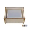 Tissue Boxes Napkins Svtransparent Sile Mod Dried Flower Resin Decorative Craft Diy Storage Box Mold Epoxy Molds For Jewelry Drop Otwj3