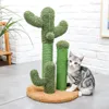 Cat Furniture Scratchers schattig Cactus Pet Cat Tree speelgoed met bal krabpaal voor kattenkitten klimmende champignon condo bescherming meubels snelle levering 230130