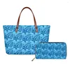 Evening Bags Women's 2023 Trend Polynesian Tribal Samoa Print Custom Designer Luxury Tote Fashion Casual Shopping 2 Piece Sets Handbag