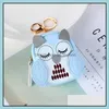 Keychains Bedanyards Creative Cute Owl Small Bag Keychain Mulheres PU CUINHA PULHE CHELIMENTO MAFￍCELA BANDELA DE MENINAS PARA K OTM68