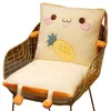 Pillow One-Piece Seat Cartoon Toast Bread Office Sedentary Waist Back Thickened Plush Chair