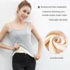 Women's Tanks Camis Thermal Shirt Sleeveless Elastic Velvet Vest Top Sling Warm Underwear Soft thermo shirt women Sexy 2XL 230131