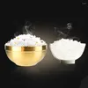 Bowls Stainless Steel Golden Sanding Bowl Korean Double-layer Kimchi Cold Noodle Salad Kitchen Sauce Dish Plate