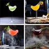 Wine Glasses 150Ml Creative Bird Shape Cocktail Goblet Glass Personality Molecular Smoked Party Bar Drinking Cup Juice