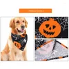 Hundbilstol täcker husdjursnackdekorationer Bib For Dogs Cats Collar Halloweens Party Costume Supply