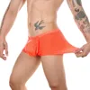 Underbyxor sexiga underkläder manliga underkläder mesh andningsbar design herrboxare spårlösa shorts kort