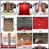 Tapety świąteczne tła do Pogography Mikrofibra śniegu o tło czerwone kabie tło dekoracje domowe okręg domowy dostawa garde otjov