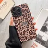 IPhone 14 Pro Max Designer Leopard Print Phonecase Fashion Letter Telefonskyddsskydd f￶r iPhone 14 13 Pro Max 13 12 11Promax Cases