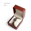 Titta p￥ Box Pu Leather Storage Boxes Armbandsur Holder Organizer Jewelry Armband Presentfodral med kudde