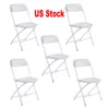 5 упаковок белый пластиковой складной стул Внутренний открытый портативный коммерческий сидень