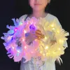 Konijn oren gloed haar hoepel LED gloeiende hoofdband konny oor haarband Dancing Party Prop kerstaccessoires