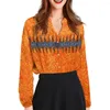 Women's Blouses Polynesian Tribal Clothing Samoa Print Custom 2023 Blouse Elegant Social Casual Long Sleeve Loose Women's Autumn Luxury