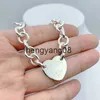 Charm Bracelets Bracelet For Women 925 Sterling Silver Heart-shaped Pendant O-shaped Chain High Quality Luxury Brand Jewelry Girlfriend Gift Co G220510 T220131