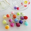 Flores decorativas 100pcs Artificial Silk Mini Rose Bud Casamento Layout Flor Wall Production Supporting Material Wrist Wrist