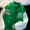 Мужские куртки американский ретро -алфавит вышиваемые куртки Coats Мужские улицы Y2K Street Hiphop Baseball Cust Пара повседневная тренд куртка Top 230130